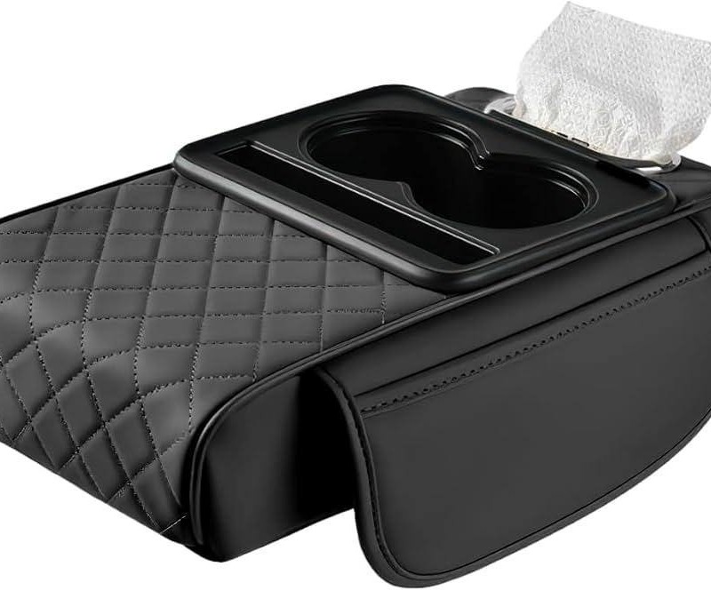 بالشتک کنسول وسط  جا لیوانی دار خودرو 5 در 1 (5 کاره)