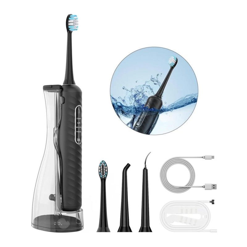 مسواک و‌ واتر جت شارژی  3in1 کد 1723