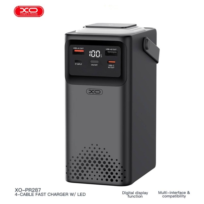 پاوربانک 80000 میلی‌آمپر ایکس او مدل XO – PR287