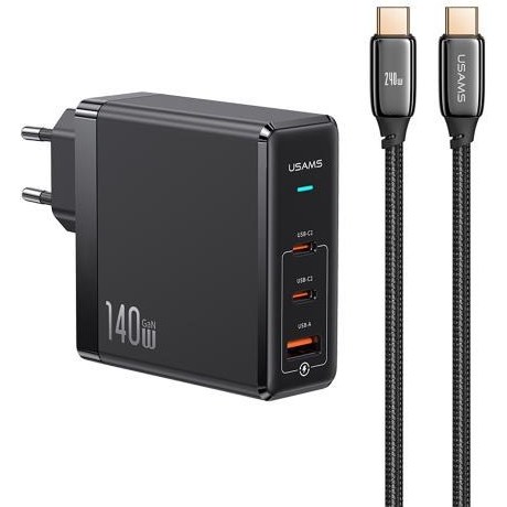 شارژر دیواری 140وات یوسمز مدل us-c168 با کابل همراه