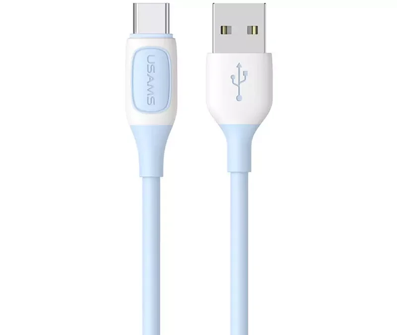 کابل شارژ سریع یواس بی به تایپ سی 3 آمپر یک متری یوسامز USAMS US-SJ596