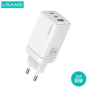 اداپتور 65w تایپ CوUSB یوسمز مدل  US-CC180 دارای 3پورت خروجی