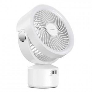 پنکه دستی دارای پایه جداشدنی، چراغ و ریموت کنترل یوسامز US-ZB258