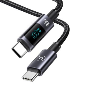 کابل فست شارژ تایپ سی به تایپ سی 100 وات 1.2 متری یوسامز US-SJ671