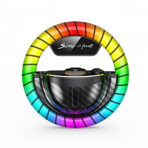 خوشبوکننده و چراغ ال‌ای‌دی خودرو قابل نصب در دریچه کولر RGB Ambient Light Aroma Diffuser Car