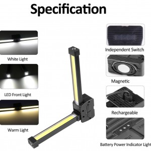 چراغ کاری چندکاره شارژیA55 LED WORK LIGHT