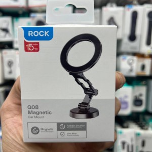 هولدر مگ سیف خودرو با قابلیت چرخش 360 درجه و زاویه دید 180 درجه راک  ROCK Q08