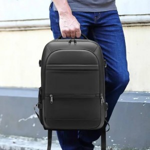 کیف کوله دارای پاور بانک و جادار برای لپتاپ تا 17.3in ضدآب پوسو Poso PS-660 Travel Backpack