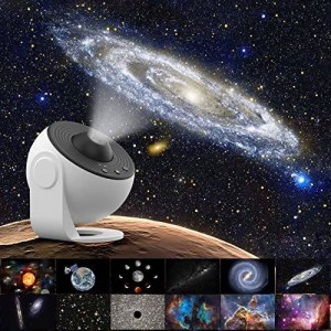 چراغ پروژکتور کهکشانی دیسک خور با طرح های مختلف منظومه شمسی  galaxy projector