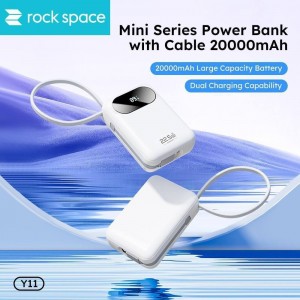 پاور بانک 20000 میلی امپر  ROCK Mini Series Y11