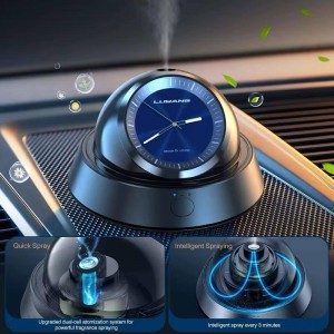 خوشبو کننده خودرو با ساعت لوکس شارژی  smart atomized