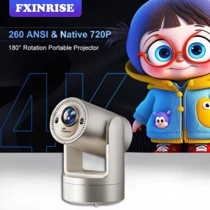 پروژکتور هوشمند شارژی بی‌سیم 5G با کیفیت 4K