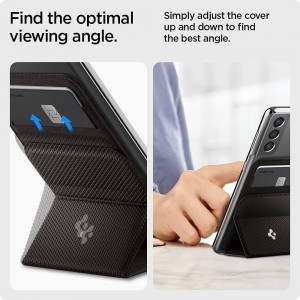 جاکارتی مگ سیف استند‌دار اسپیگن مدل Spigen Smart Fold Card Holder