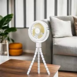 پنکه پایه فنری چراغ دار رومیزی  USAMS -ZB289