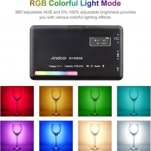 نور ثابت LED RGB مدل Luxceo W140