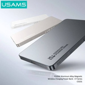 پاوربانک وایرلس 5000 مگنتی 20 وات  یوسامز  USAMS CD231