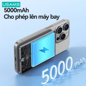 پاوربانک وایرلس 5000 مگنتی 20 وات  یوسامز  USAMS CD231