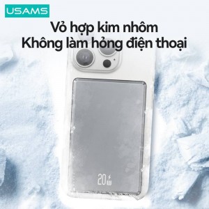 پاوربانک وایرلس 5000 مگنتی 20 وات  یوسامز  USAMS CD231