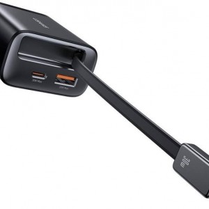 شارژر دیواری 30 وات Type-C و USB یوسامز با کابل تایپ سی مدل  Usams-CC296