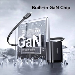 شارژر دیواری 30 وات Type-C و USB یوسامز با کابل تایپ سی مدل  Usams-CC296