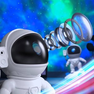 چراغ خواب کهکشانی اسپیکردار مدل فضانورد موشک سوار ROCKET ASTRONAUT