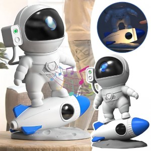 چراغ خواب کهکشانی اسپیکردار مدل فضانورد موشک سوار ROCKET ASTRONAUT