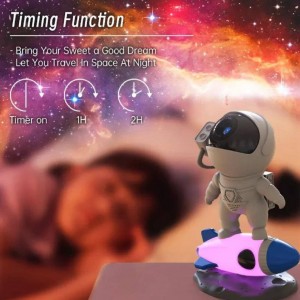 چراغ خواب کهکشانی اسپیکردار مدل فضانورد موشک سوار ROCKET ASTRONAUT
