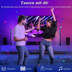 چراغ ایستاده RGB هوشمند با افکت نوری دینامیک rgb g7