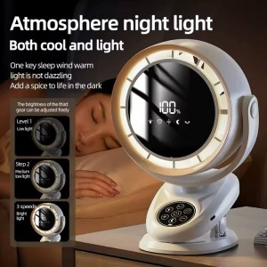 پنکه رومیزی  گیره ای شارژی هوشمند مدل F7 Multifunctional Fan