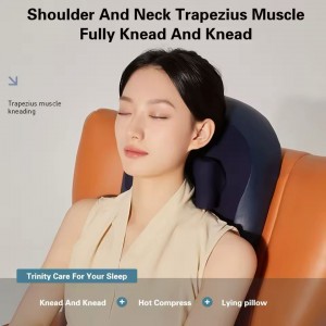 ماساژور گردن و کمر شارژی سه‌بعدی R19 با گرم‌کن | CLAMPING MASSAGE PILLOW