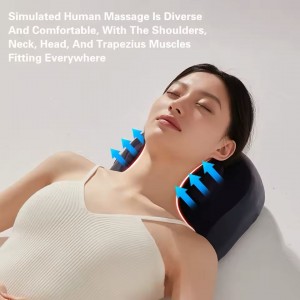 ماساژور گردن و کمر شارژی سه‌بعدی R19 با گرم‌کن | CLAMPING MASSAGE PILLOW