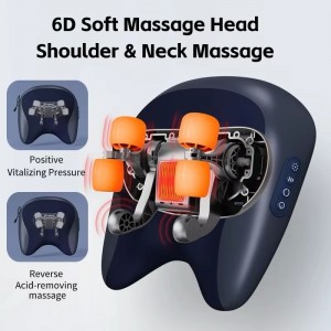 ماساژور گردن و کمر شارژی سه‌بعدی R19 با گرم‌کن | CLAMPING MASSAGE PILLOW