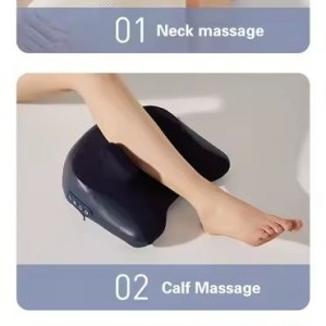 ماساژور گردن و کمر شارژی سه‌بعدی R19 با گرم‌کن | CLAMPING MASSAGE PILLOW