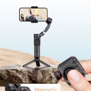 لرزشگیر و گیمبال حرفه‌ای هوشمند سه محوره قابلیت ردیابی سوژه TokQl - M03