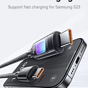 کابل سوپر فست شارژ تایپ سی به تایپ سی 100وات مدل  Usams -Sj750