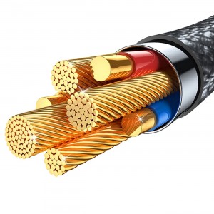 کابل آیفونی فست شارژ تایپ سی به لایتنینگ 30 وات 1.2 متری یوسامز مدل SJ749