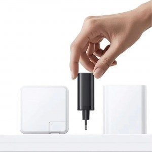 شارژر دیواری 65 وات تایپسی و یواسبی یوسامز با کابل تایپسی جمعشونده مدل CC299