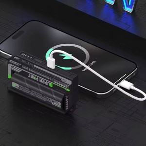 پاوربانک تفنگی فست شارژ با باتری شارژی قابل تعویض 5000 میلی آمپر 22.5 وات مدل WP126