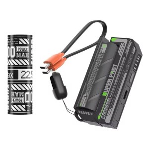 پاوربانک تفنگی فست شارژ با باتری شارژی قابل تعویض 5000 میلی آمپر 22.5 وات مدل WP126