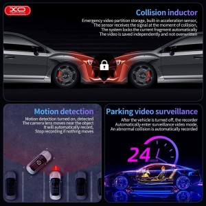 دوربین ثبت وقایع خودرو XO-Xj03 (HD CAR RECORDER)