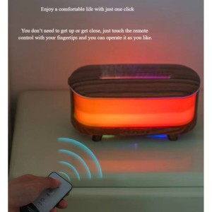 دستگاه بخور و رطوبت ساز هوشمند آروماتراپی HY27 (چراغ خواب RGB)