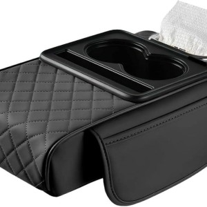 بالشتک کنسول وسط  جا لیوانی دار خودرو 5 در 1 (5 کاره)