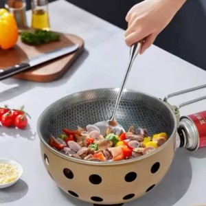 اجاق گاز و ماهیتابه کمپینگ قابل حمل