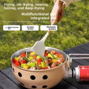 اجاق گاز و ماهیتابه کمپینگ قابل حمل