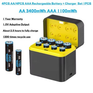 باکس شارژر باتری قلمی (به همراه باتری)