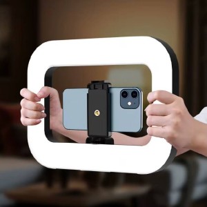 رینگ لایت حلقوی پایه دار و دستی مدل ZGRL-02  