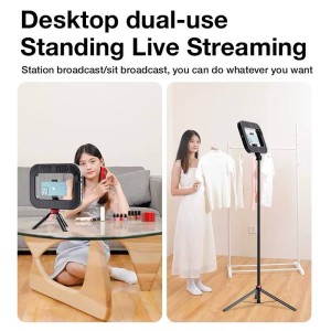 رینگ لایت حلقوی پایه دار و دستی مدل ZGRL-02  