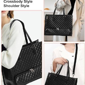 کیف دستی دوکاره زنانه (اداری - عایق حرارتی) به همراه کیف پول کوچک