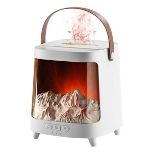 چراغ خواب و بخور سرد طرح کوه و سحابی شفق قطبی مدل D631