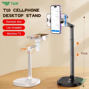 استند رومیزی چندکاره موبایل 360 درجه تولید محتوا